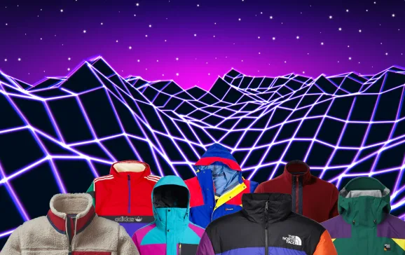 retro jackets outdoors