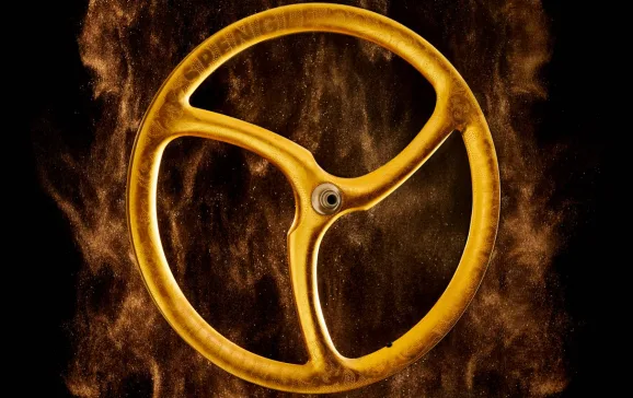 spengle gold bike wheel 3