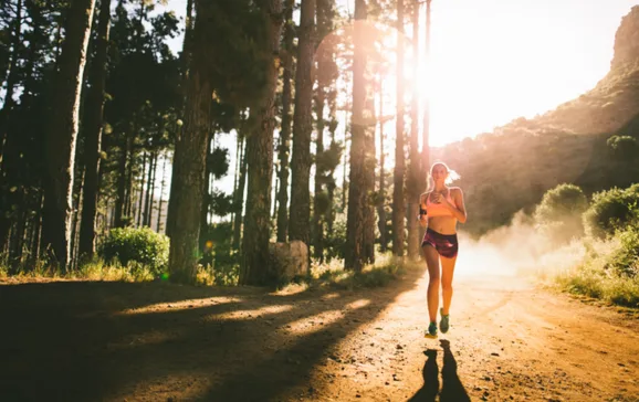 trail running cross country fell running explained runner in a forest 1