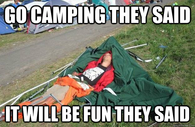 Camping Meme