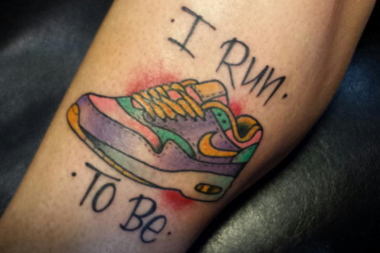 running tattoos