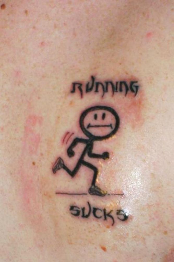 running tattoos