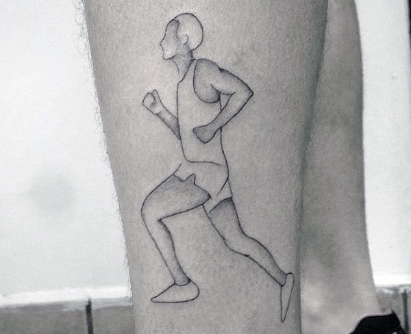 running tattoos
