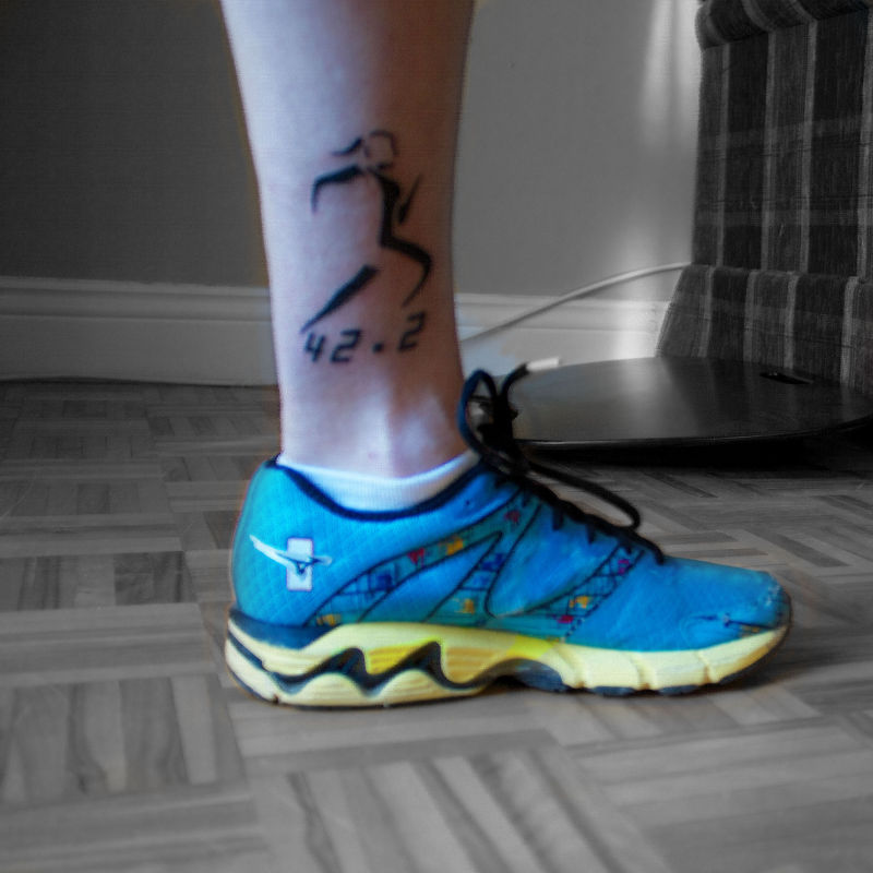 running tattoos