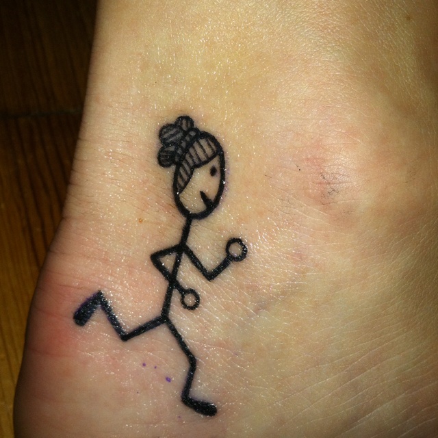running tattoos