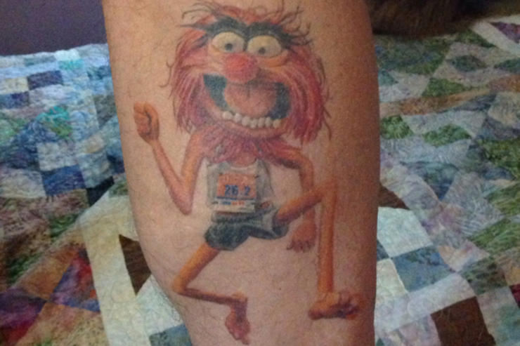 running tattoos