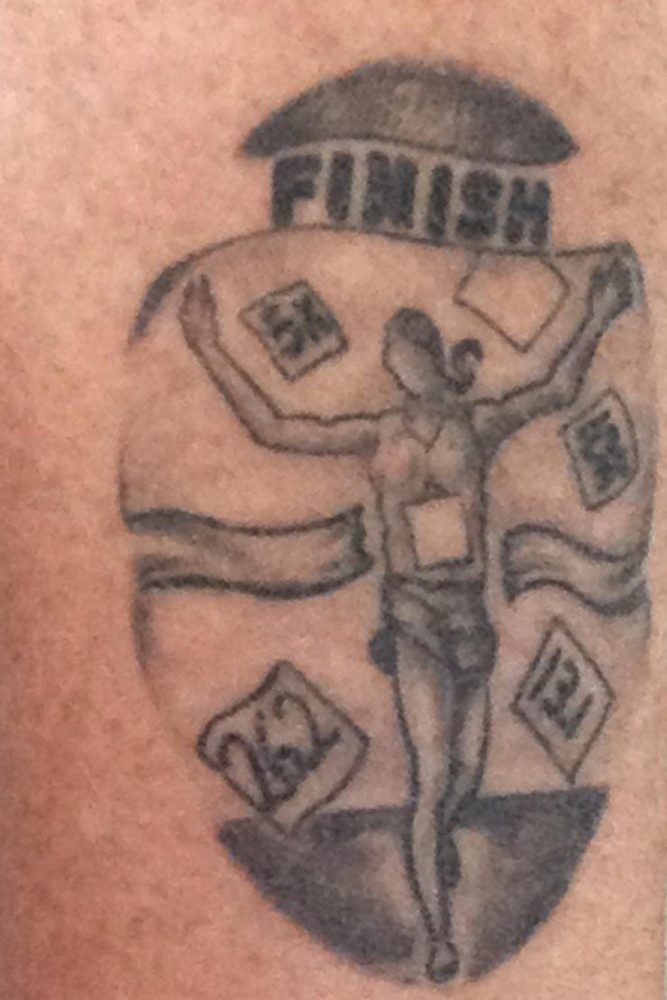 running tattoos