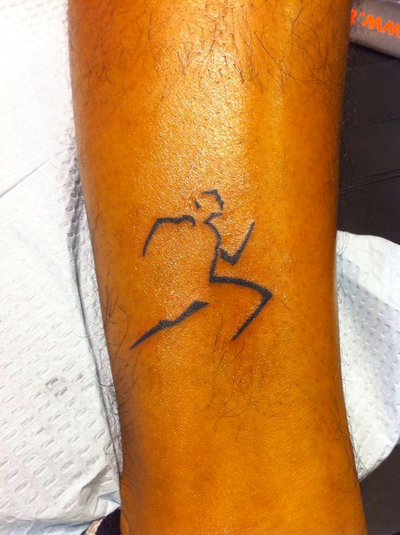 running tattoos