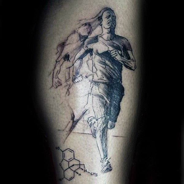 running tattoos
