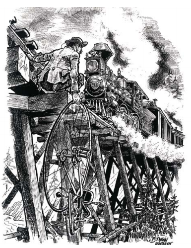 Thomas Stevens adventure cyclist