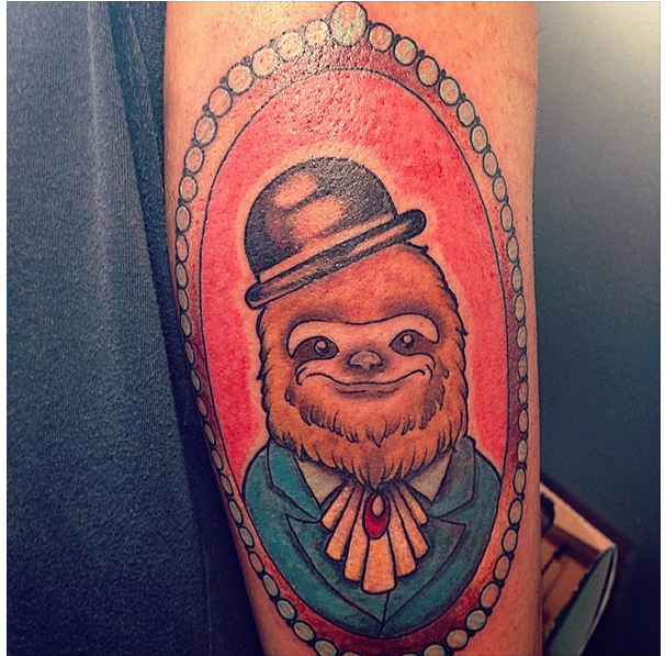 sloth tattoos