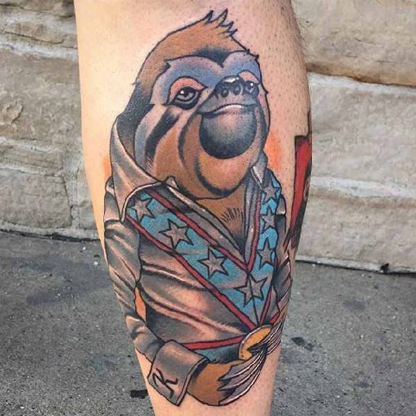sloth tattoos