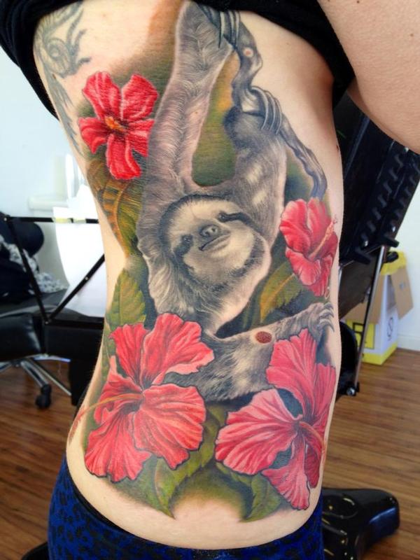 sloth tattoos
