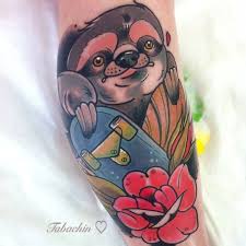 sloth tattoos