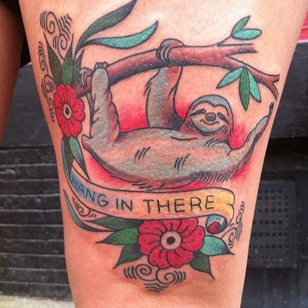 sloth tattoos