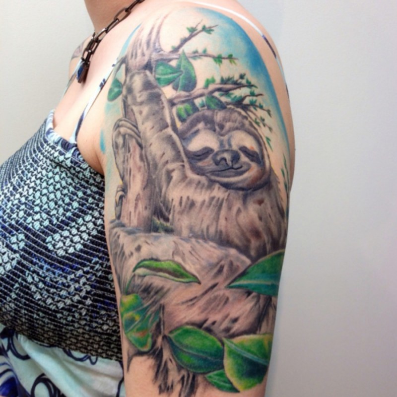 sloth tattoos