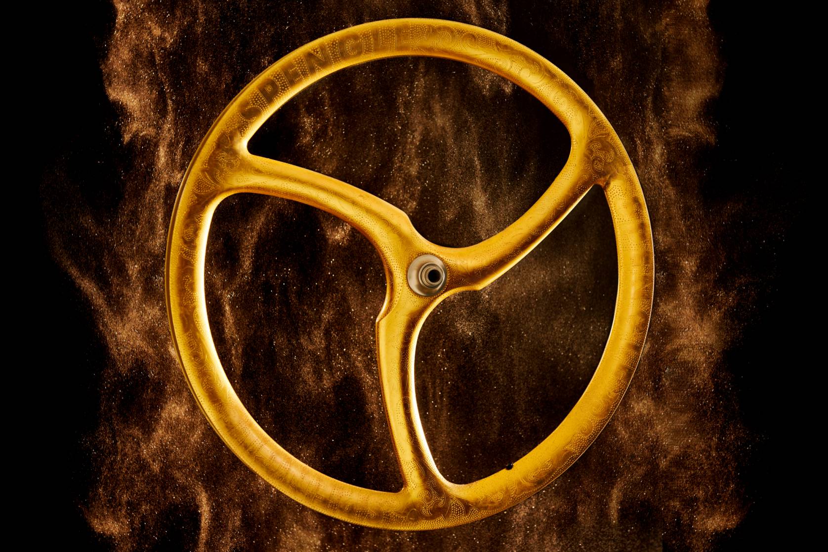 spengle gold bike wheel 3