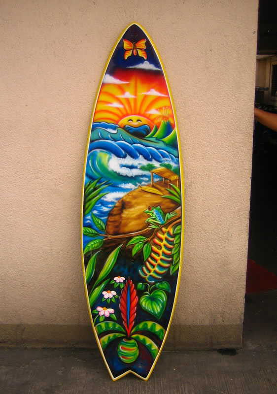Crazy Surfboard Graphics