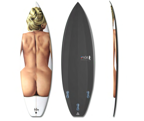 Crazy Surfboard Graphics