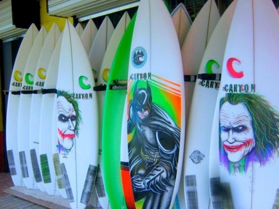 Crazy Surfboard Graphic