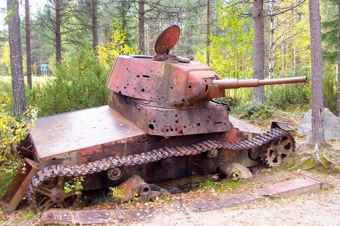 Tank Abandoned Finland