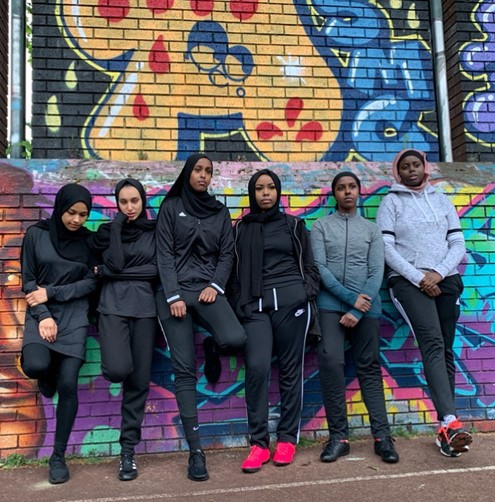 The rise of young Muslim Women In Sports - Sisterhood FC group