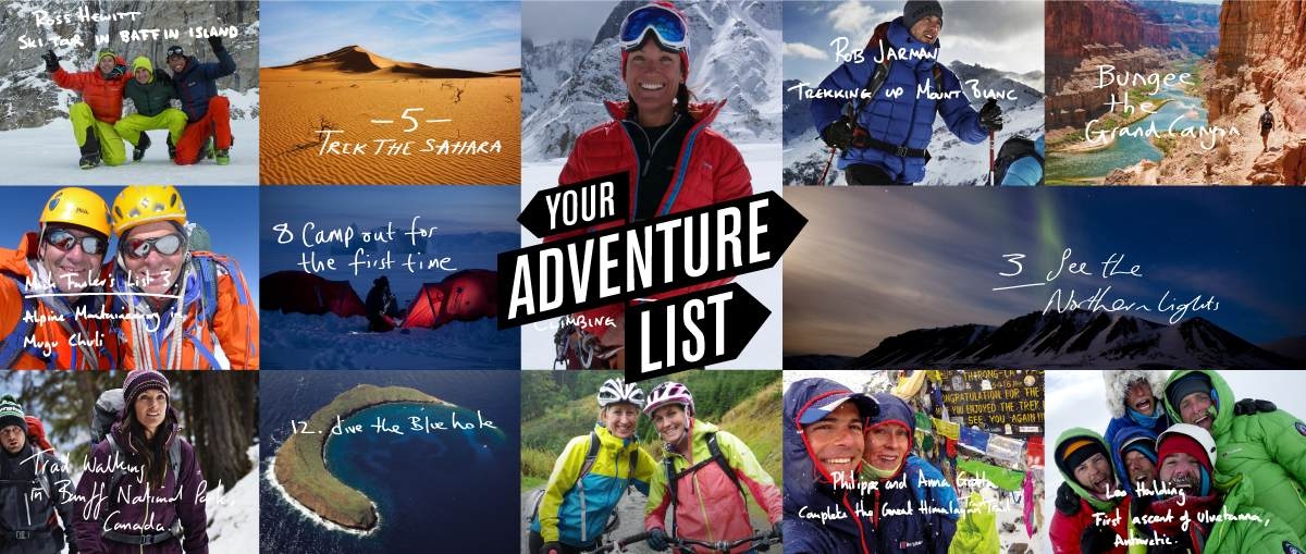 berghaus adventure list app