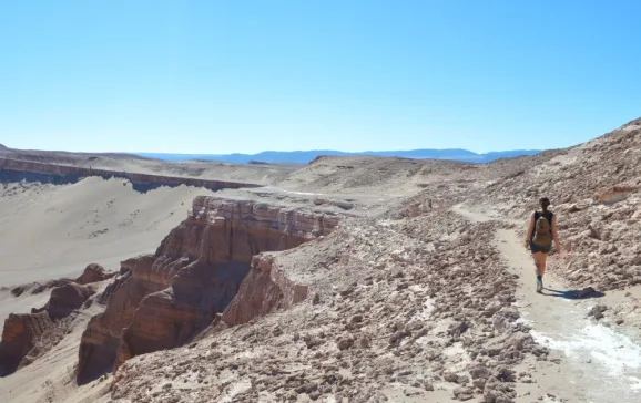 hiking in chile