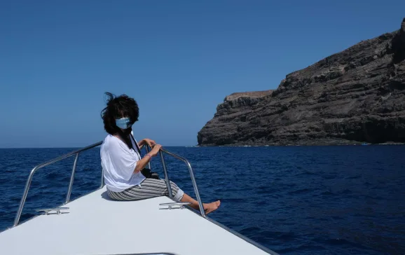 is it safe to travel la gomera canary islands boat facemask
