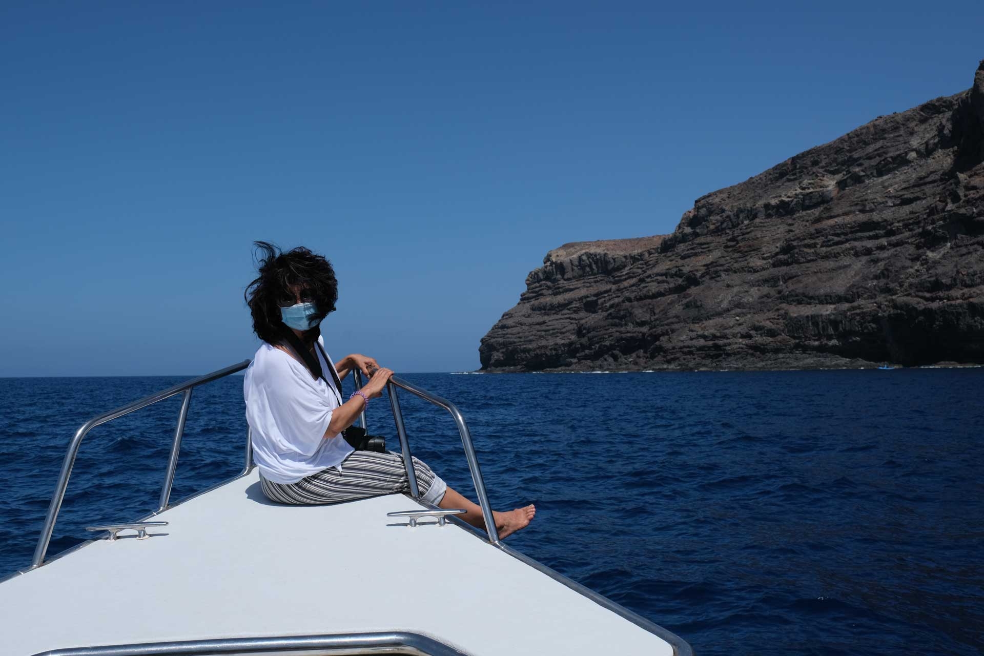 is it safe to travel la gomera canary islands boat facemask