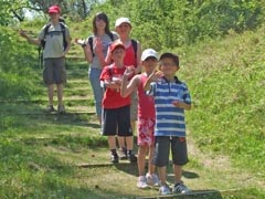 Kids enjoy the Big Welsh Walk