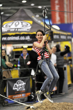 Family fun at the Outdoors Show, London Outdoors show london