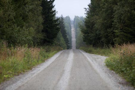 The hiking route of St Olavs Way is an ancient pilgrims trail