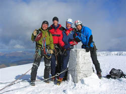 Winter Climbers in Scotland on the BMC International Meet