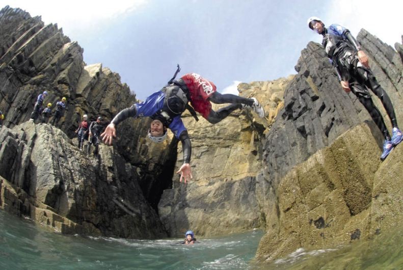 1671 coasteering in pembrokeshire