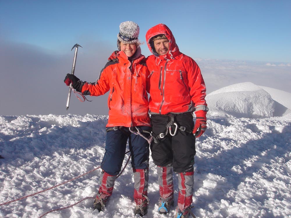 1840 peter and susie coombs on top of cotopaxi ecuador