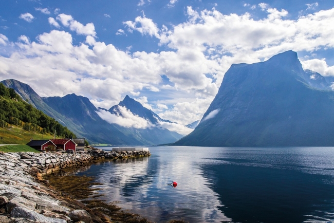 Beautiful calm waters of Hjørundfjord ©Getty images.jpg