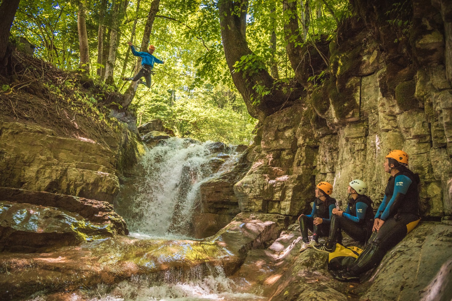 Canyoning-Dents-du-Midi-Valais-Switzerland