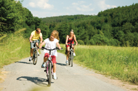 Family Farm Holiday cycling