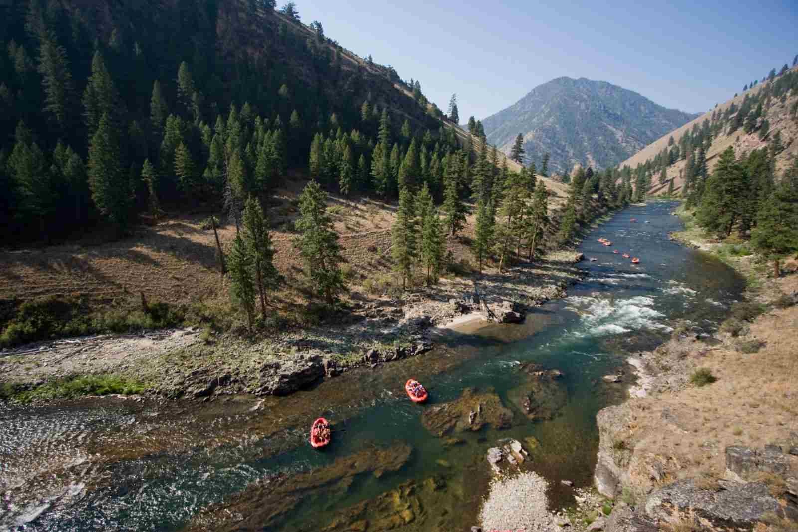 heading for the rapids