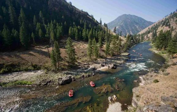 heading for the rapids