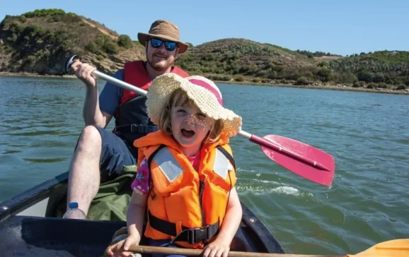 jim and libby on the water