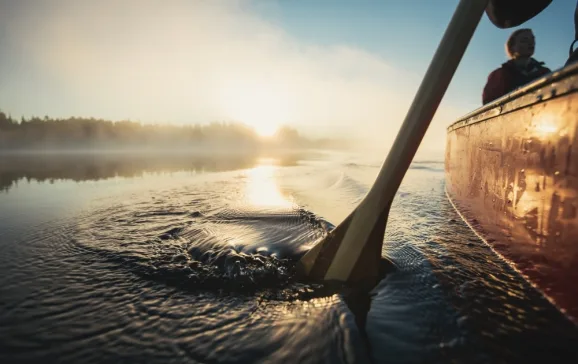 paddle on the lake