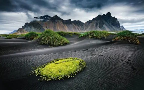 spectacular batman mountain iceland