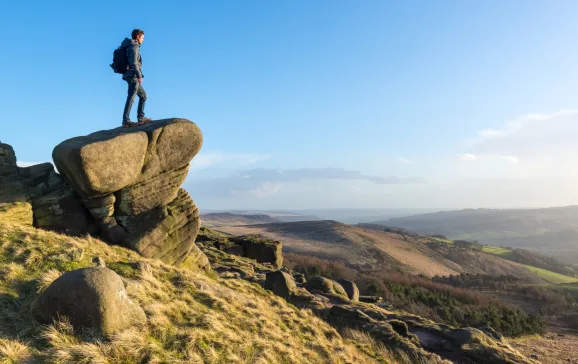 stanage edge the best walks in the peak district uk credit  istock