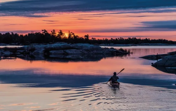 sunset in georgian bay lead image