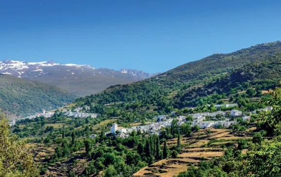 the beautiful rolling hills of las alpujarras