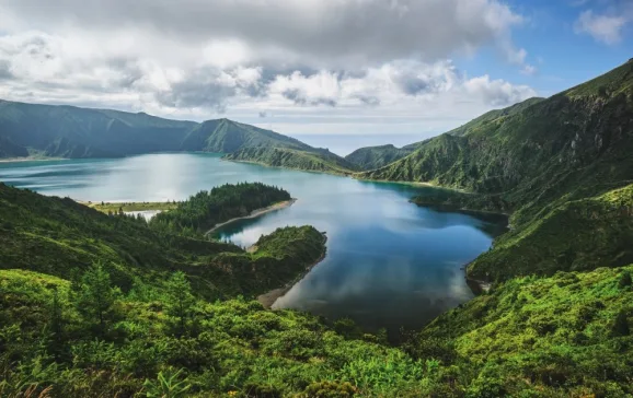 the spectacular island scenery of the azores
