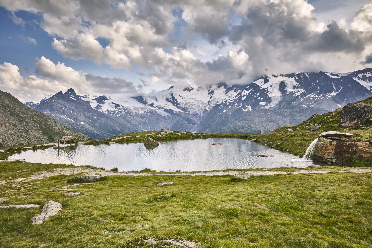 Kreuzbodensee, Saas-Fee-valais-Switzerland