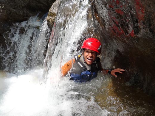 Loving canyoning in Italy CREDIT Canyon Adventures
